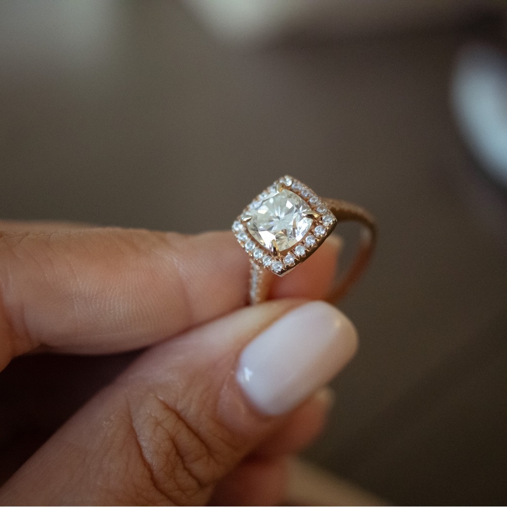 Moissanite Ring - image 4
